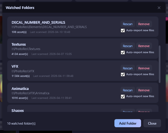 Watched Folders